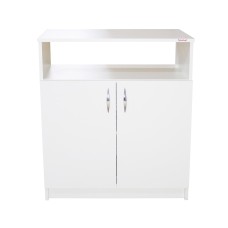 Comoda Soft 2 usi, alb, 75 x 87 x 39 cm